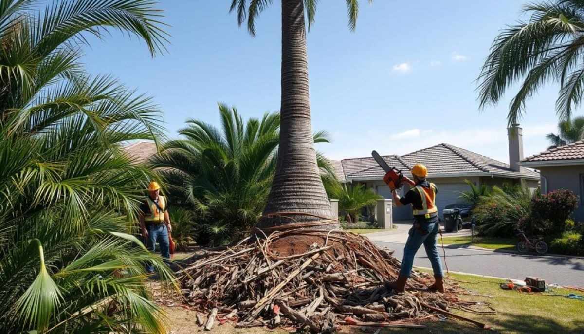 palm tree removal